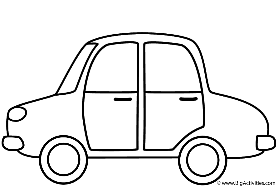 c is for car printable coloring pages - photo #10
