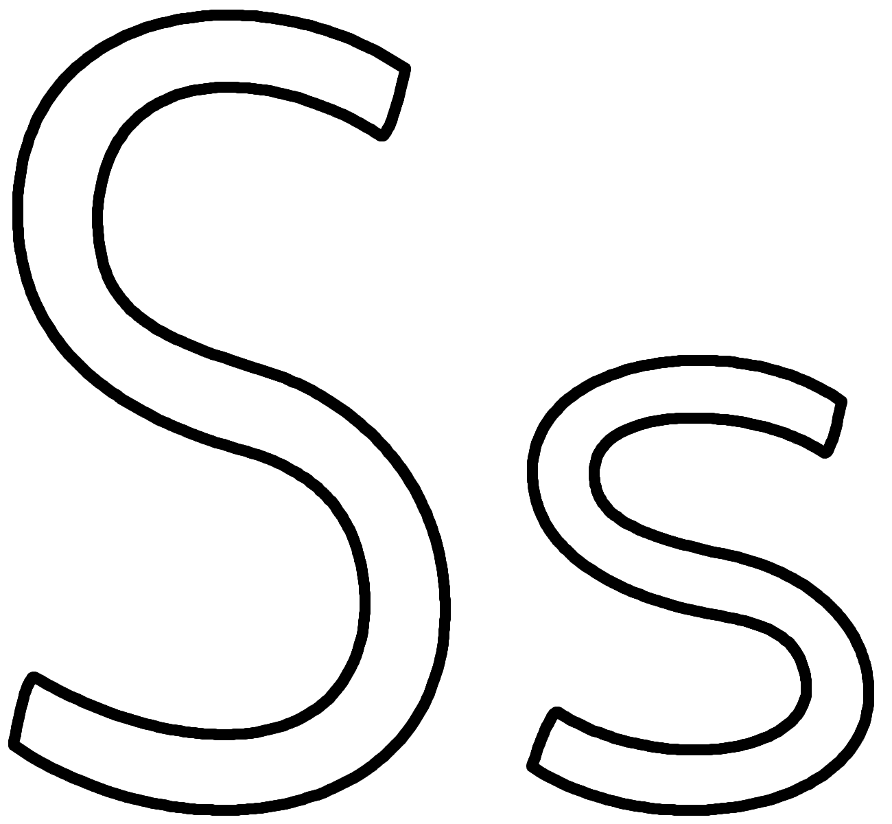s letter coloring pages - photo #8