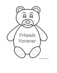 teddy bear (friends forever)