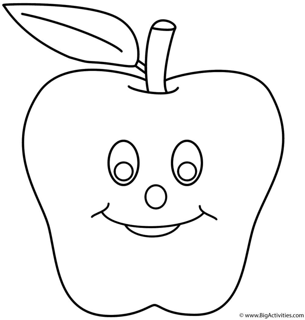 a happy face coloring pages - photo #27