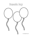 three balloons