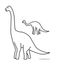 brachiosaurus with baby