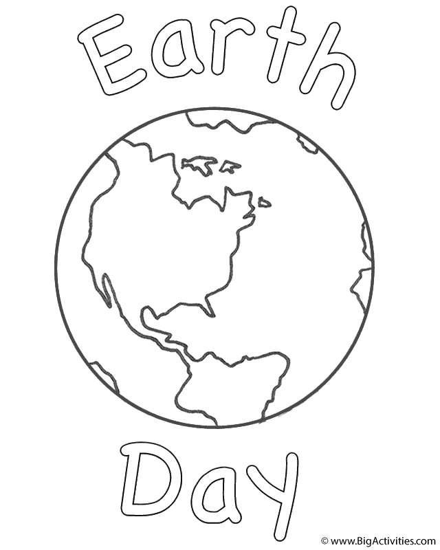 earth coloring pages free printable - photo #36