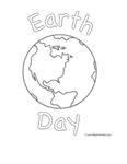 planet earth with earth day