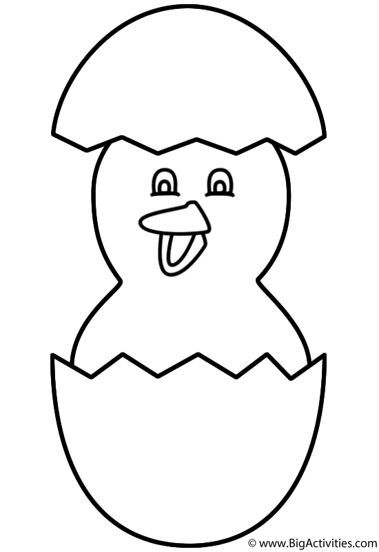 easter baby chicks coloring pages - photo #26