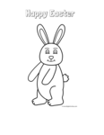 easter bunny standing