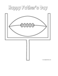 football with goal post