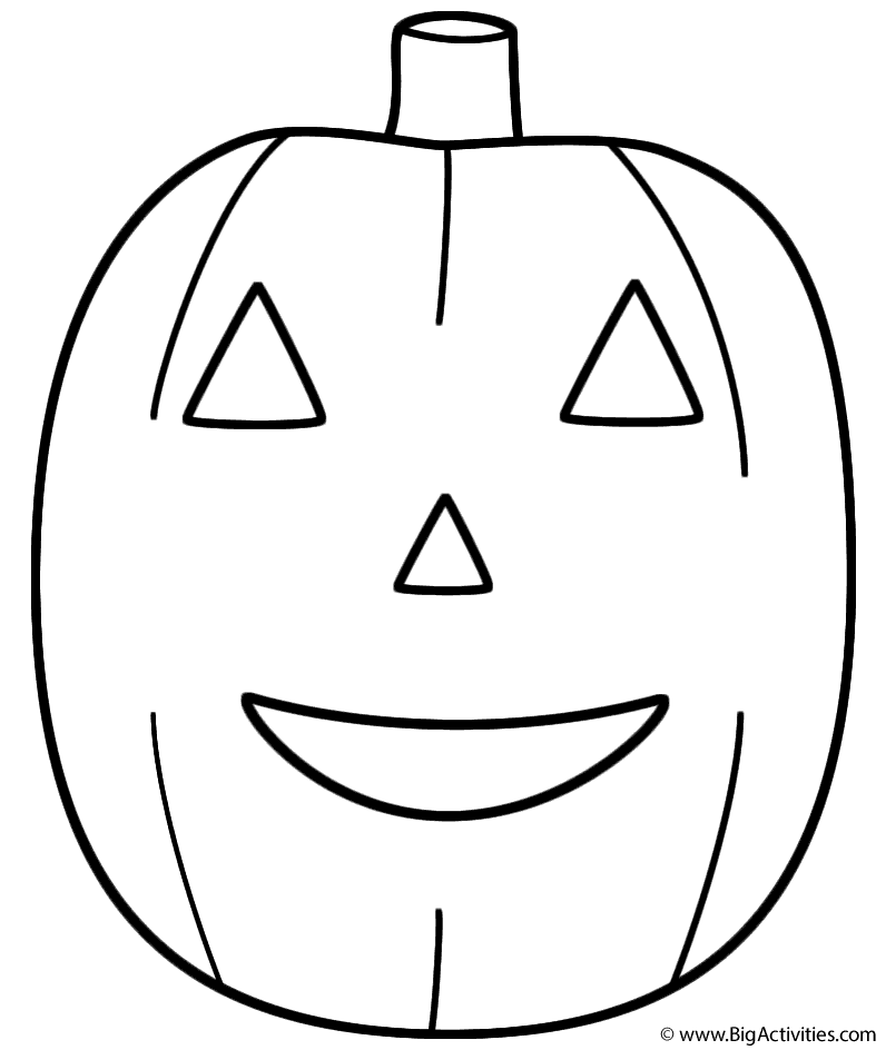 jack olantern coloring pages - photo #47