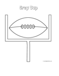 football with goal post