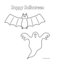 bat with ghost