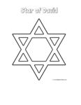 star of david with title