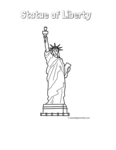 statue of liberty with title