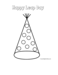 party hat with dots