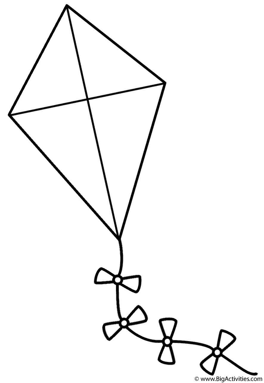 kite bow clip art - photo #7