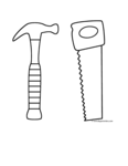hammer and saw
