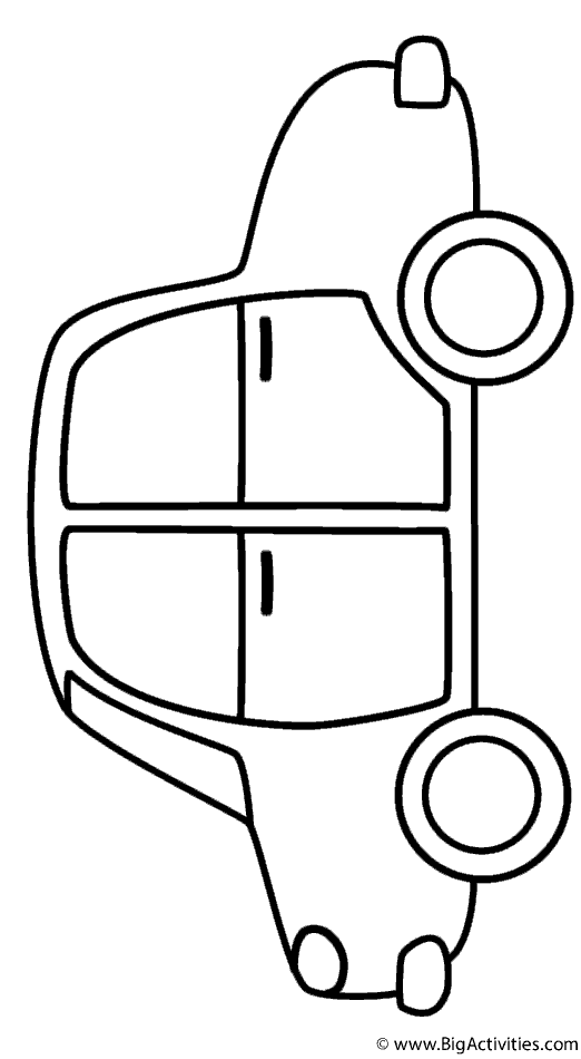 car coloring pages easy - photo #39