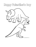 triceratops and t-rex