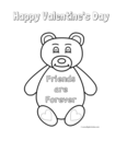 teddy bear (friends are forever)