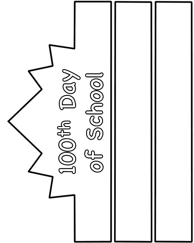 100th-day-of-school-hat-paper-craft-black-and-white-template