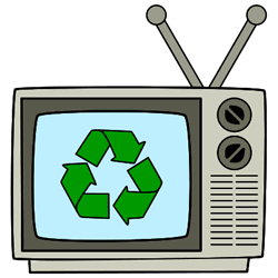 old television to recycle