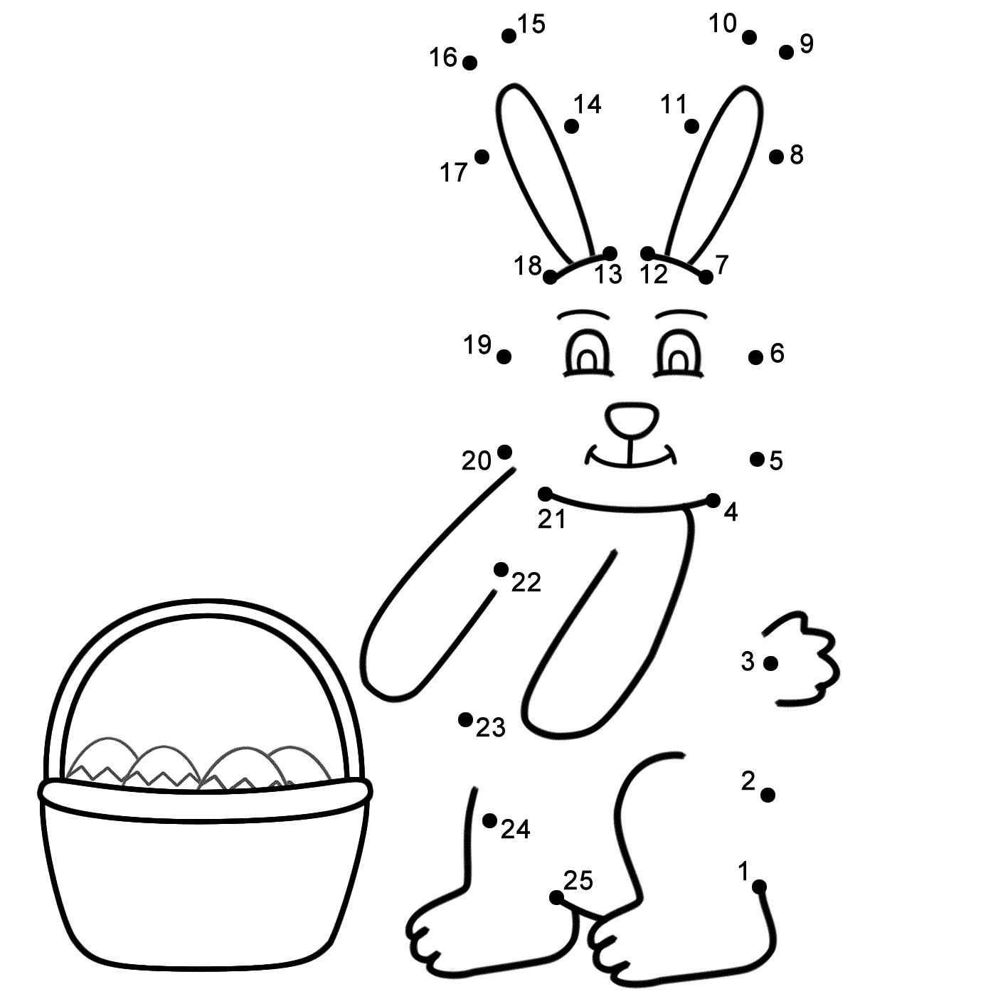 rabbit coloring pages crafts games - photo #17