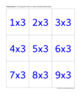 Multiply by 3 (blue)