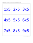 Multiply by 5 (blue)