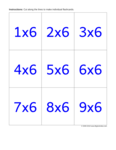 Multiply by 6 (blue)