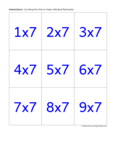 Multiply by 7 (blue)