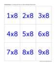 Multiply by 8 (blue)