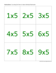 Multiply by 5 (green)