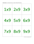 Multiply by 9 (green)