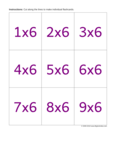 Multiply by 6 (purple)
