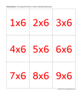 Multiply by 6 (red)