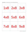 Multiply by 8 (red)