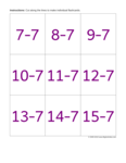 Subtract 7 (purple)