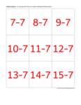 Subtract 7 (red)