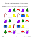 christmas shapes 1-2-3 pattern