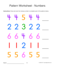 numbers 1-1-2 pattern