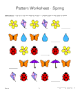 spring shapes 1-2 pattern