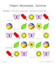 summer shapes 1-2-3 pattern