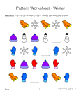 winter shapes 1-2 pattern