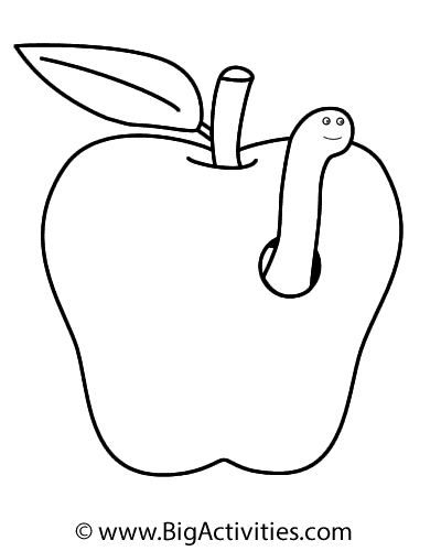 sudoku puzzle with an apple with a worm
