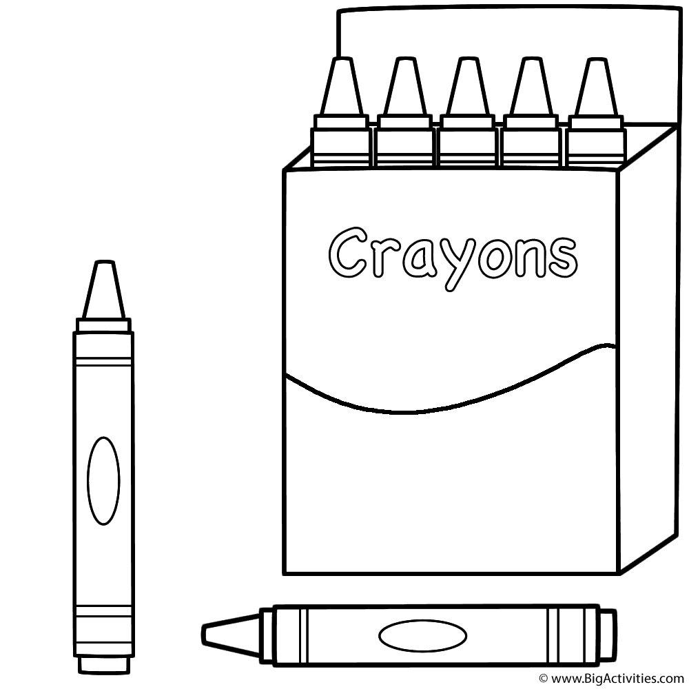 Back to School Crayon Box