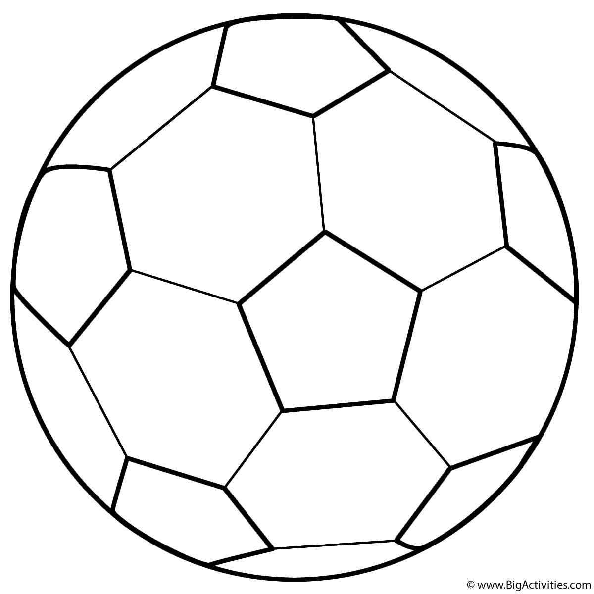 Soccer Ball Coloring Page Father39s Day