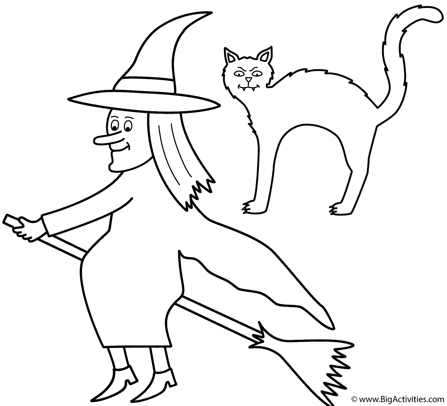 halloween cat face coloring pages - photo #19