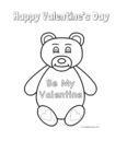 teddy bear (be my valentine)