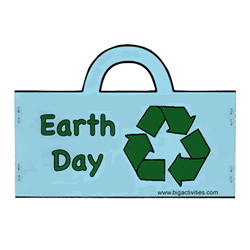 Reduce, Reuse, Recycle - Coloring Page (Earth Day)