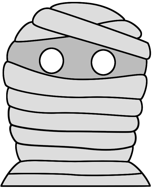 halloween-mummy-mask-paper-craft-color-template
