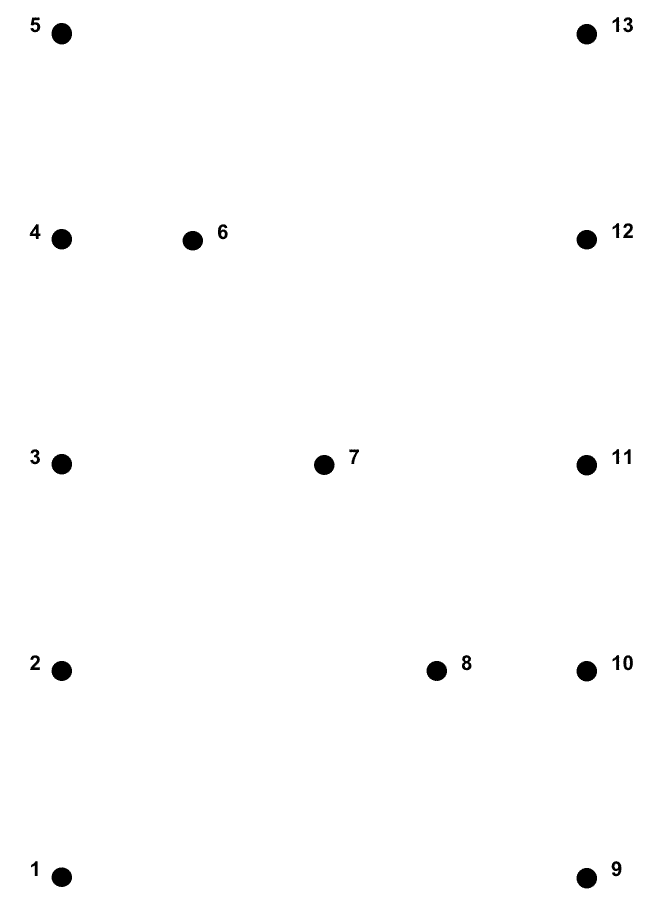 Uppercase N - Connect the Dots (Alphabet)